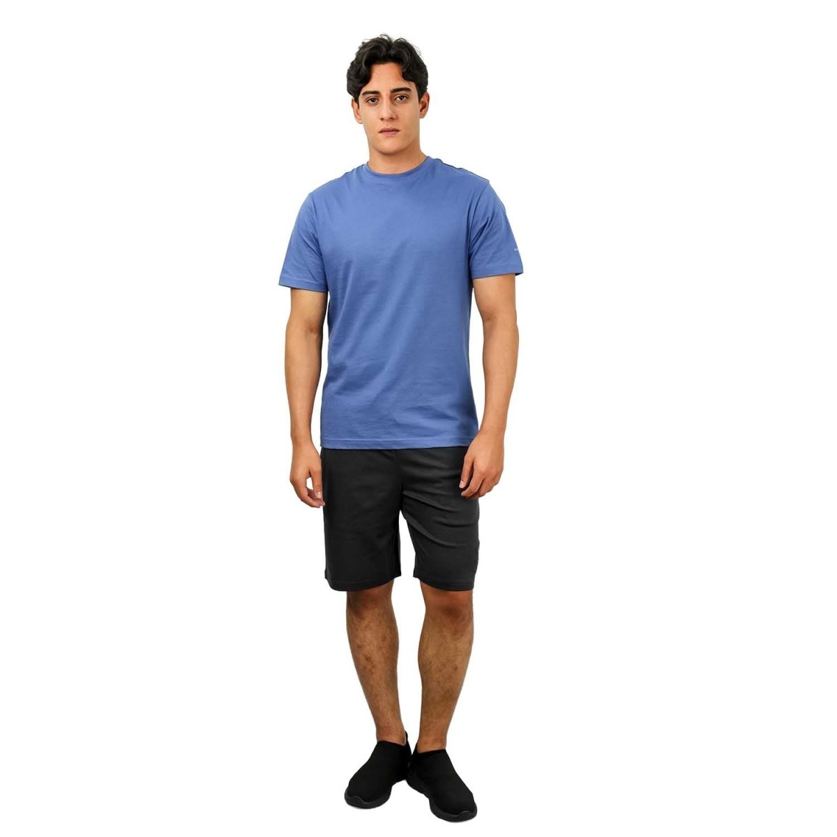 Men's Giordano Cotton Crewneck Slim Fit Tee - Short Sleeve - Giordano