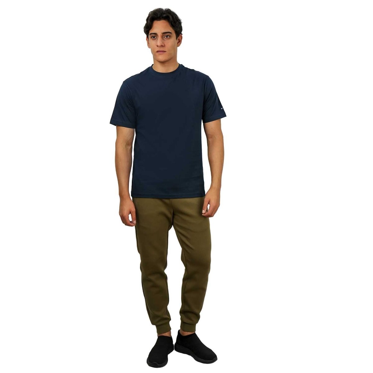 Men's Giordano Cotton Crewneck Slim Fit Tee - Short Sleeve - Giordano