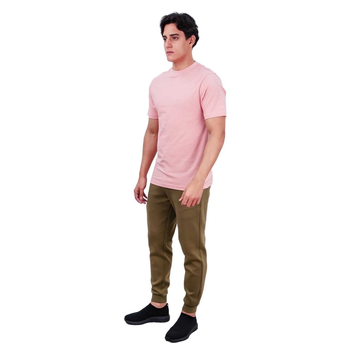 Men's Giordano Cotton Crewneck Slim Fit Tee - Short Sleeve - Giordano