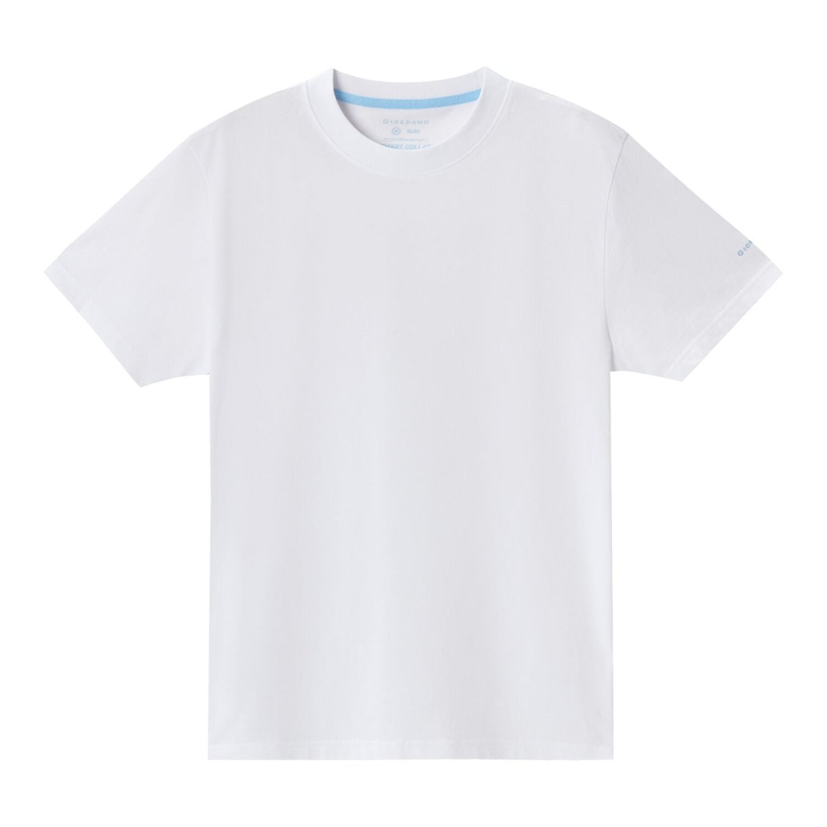 Men's Giordano Cotton Crewneck Slim Fit Tee - Short Sleeve - Giordano