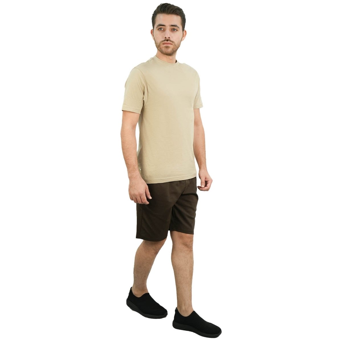 Men's Giordano Cotton Crewneck Slim Fit Tee - Short Sleeve - Giordano