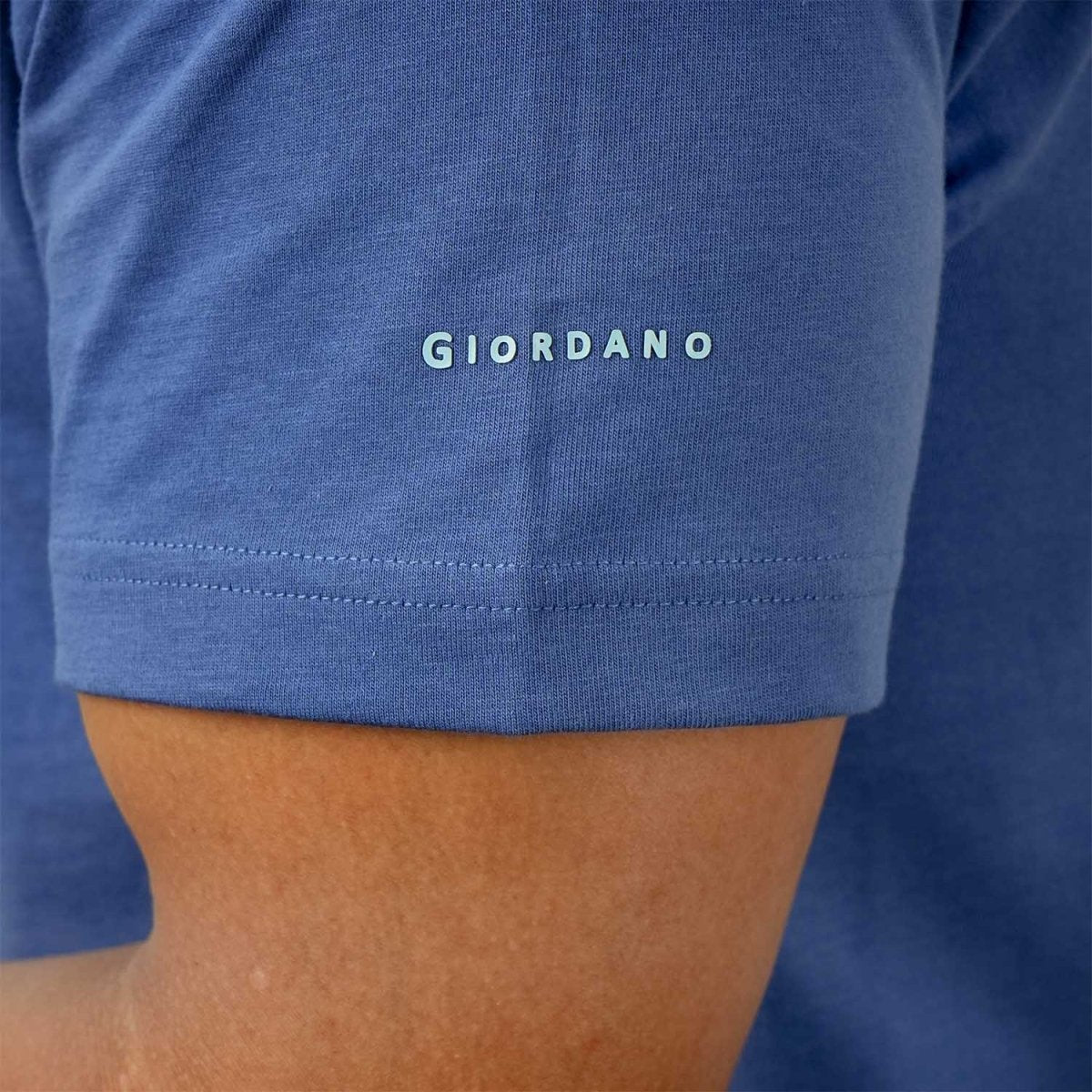Men's Giordano Cotton Crewneck Slim Fit Tee - Short Sleeve - Giordano