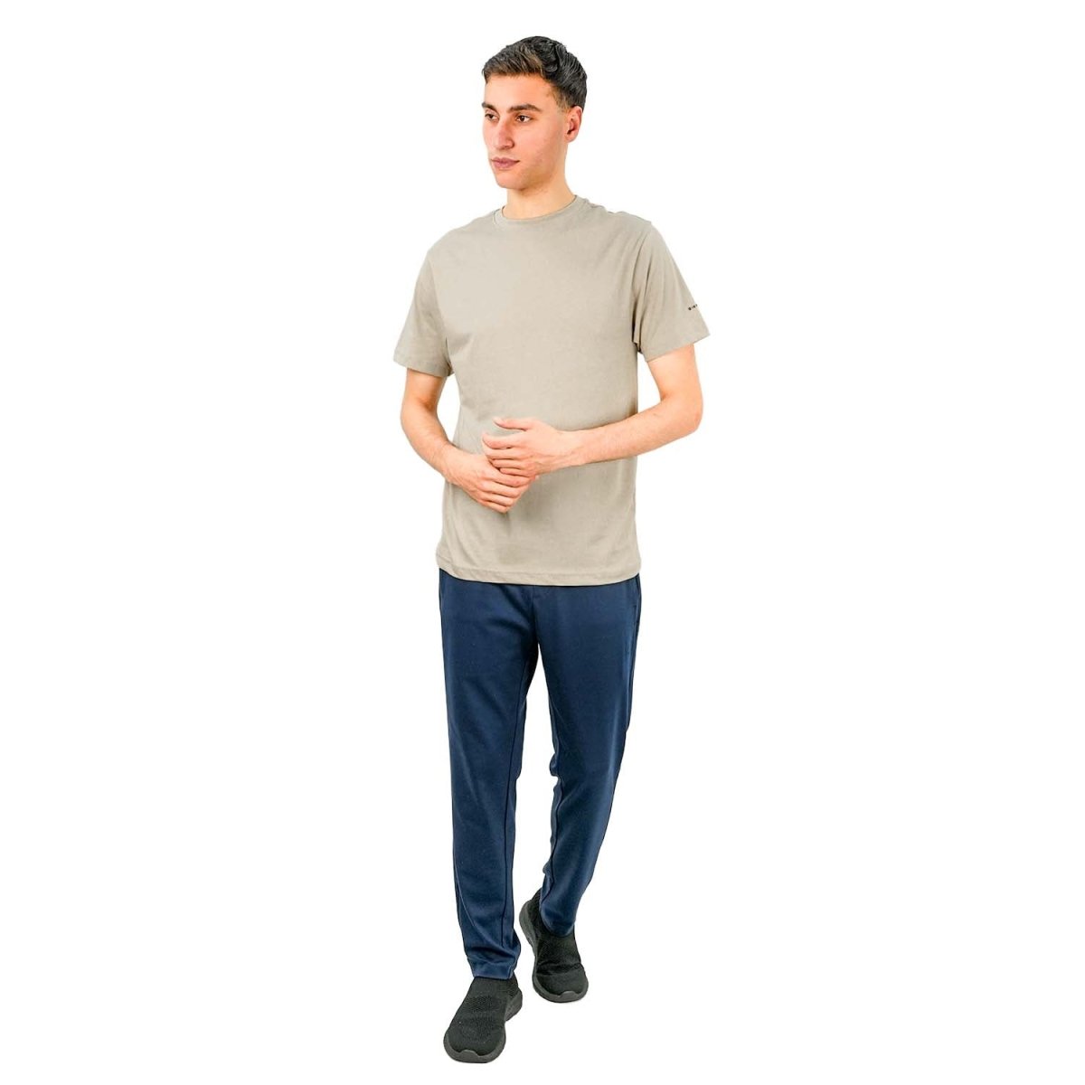 Men's Giordano Cotton Crewneck Slim Fit Tee - Short Sleeve - Giordano