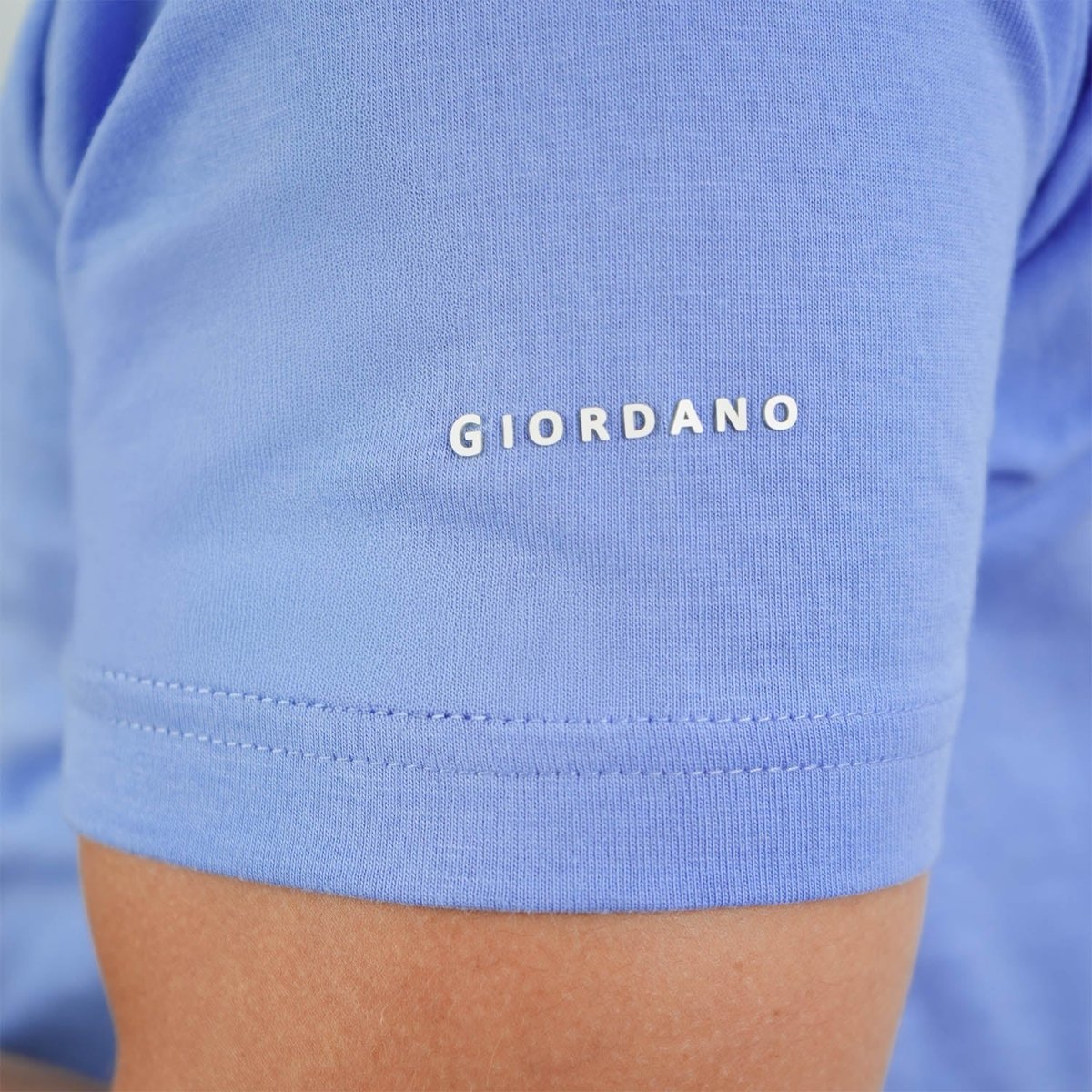 Men's Giordano Cotton Crewneck Slim Fit Tee - Short Sleeve - Giordano