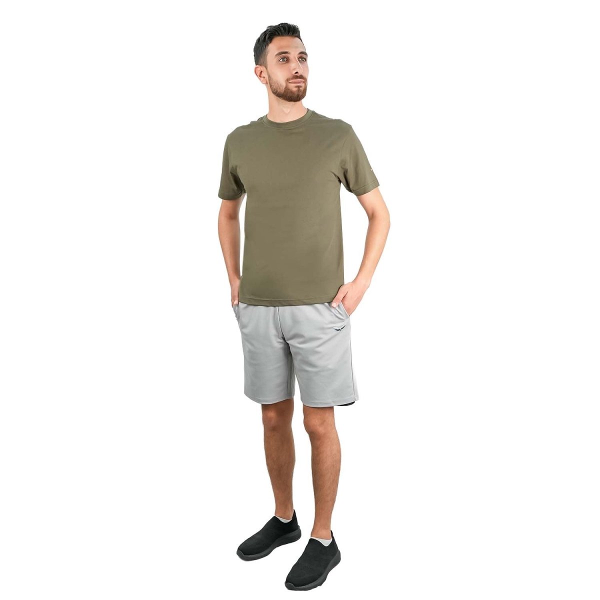 Men's Giordano Cotton Crewneck Slim Fit Tee - Short Sleeve - Giordano
