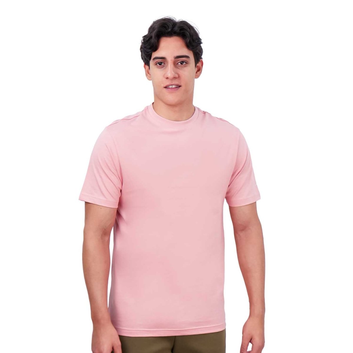 Men's Giordano Cotton Crewneck Slim Fit Tee - Short Sleeve - Giordano