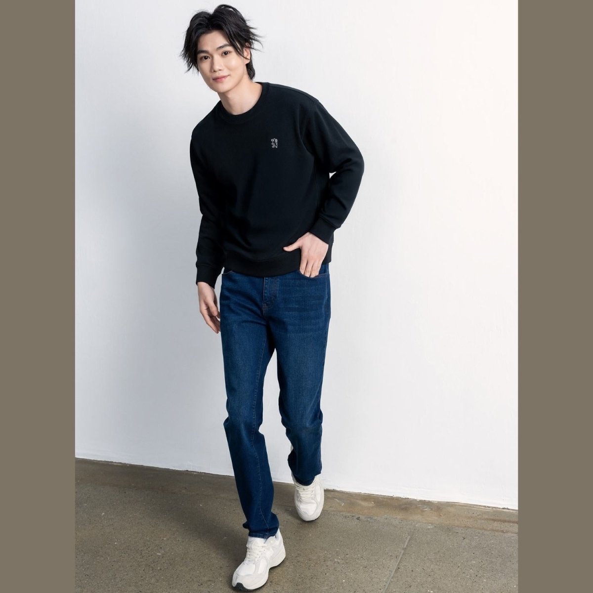Men's Jeans: Regular Tapered Fit 2.0, Mid - Rise - Giordano