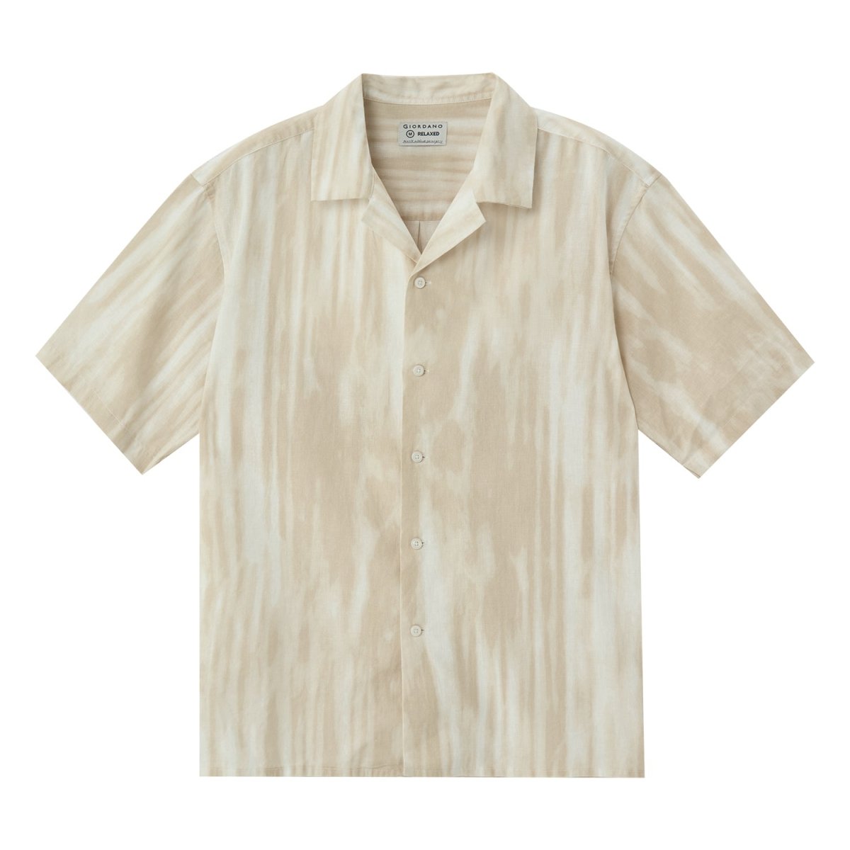 Men's Linen Cotton Poplin Shirt: Relaxed Fit, Breathable & Stylish - Giordano