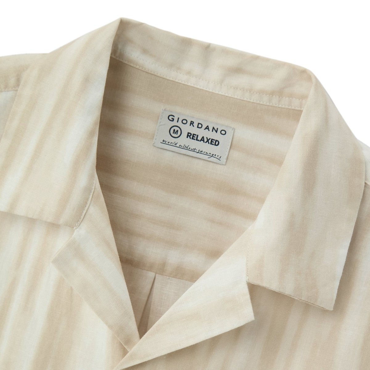 Men's Linen Cotton Poplin Shirt: Relaxed Fit, Breathable & Stylish - Giordano