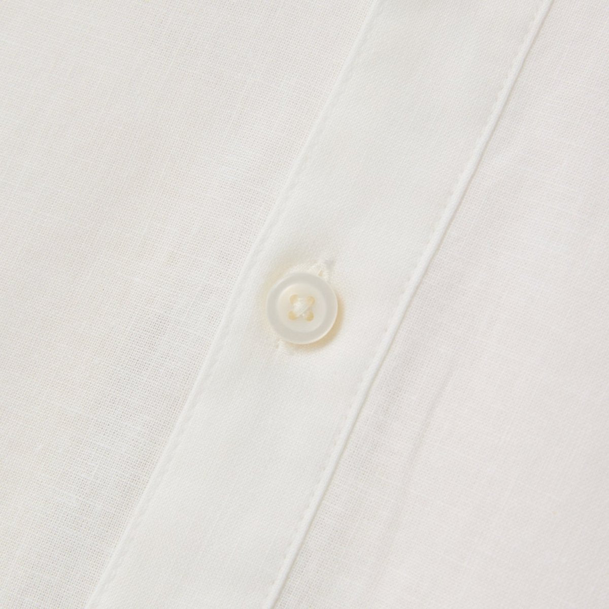 Men's Linen Cotton Poplin Shirt | Slim Fit, Band Collar - Giordano