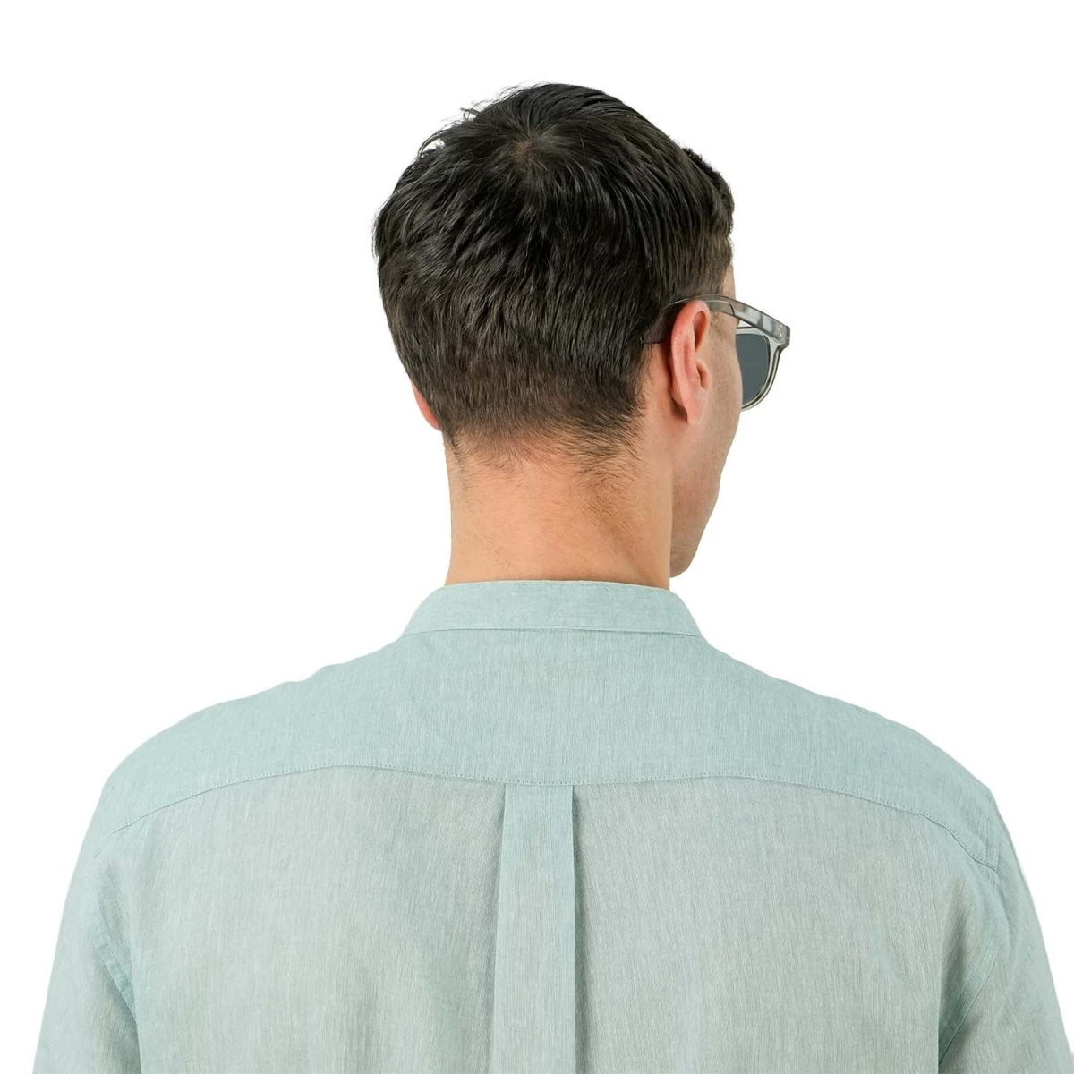 Men's Linen Cotton Poplin Shirt | Slim Fit, Band Collar - Giordano
