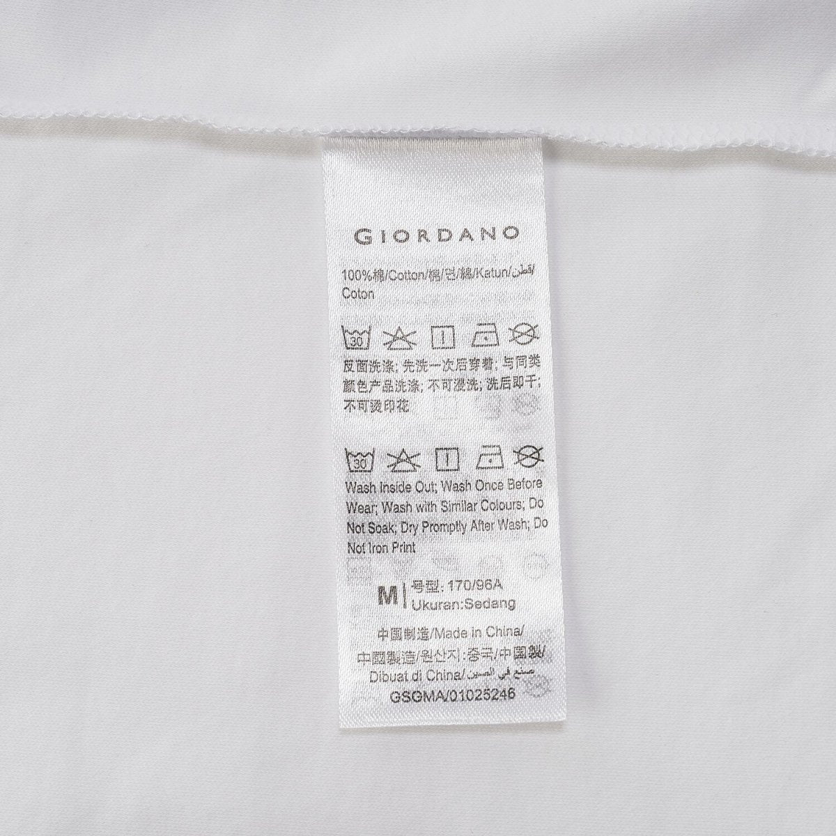 Men’S Liquid Touch Slim Fit Cotton Crew Neck Tee With Chest Pocket S - Shop Giordano