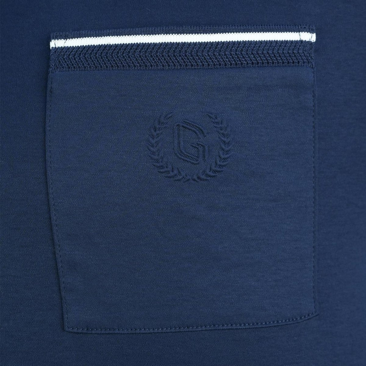 Men’S Liquid Touch Slim Fit Cotton Crew Neck Tee With Chest Pocket - Giordano