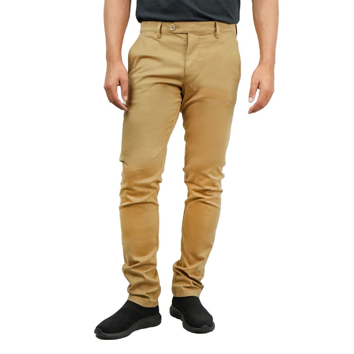 Men's Low Rise Slim Fit Cotton Twill Khakis 30 - Shop Giordano