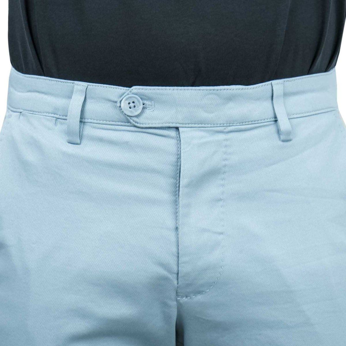 Men's Low Rise Slim Fit Cotton Twill Khakis - Giordano
