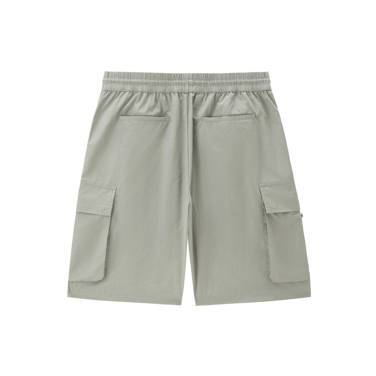Men’S Nylon - Cotton Twill Elastic Waist Shorts | Korea Collection - Giordano