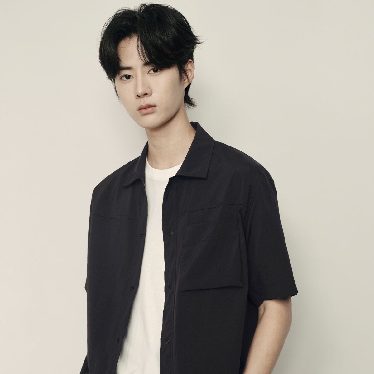 Men’S Nylon Stretch Short Sleeve Shirt – Lightweight & Water - Resistant | Korea Collection S - Shop Giordano