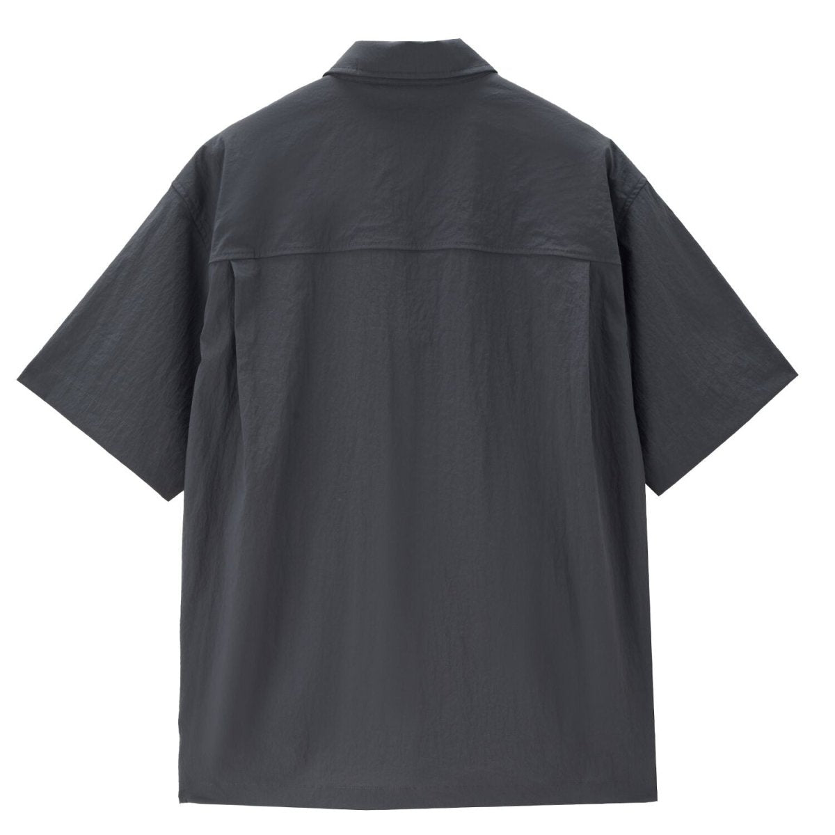Men’S Nylon Stretch Short Sleeve Shirt – Lightweight & Water - Resistant | Korea Collection - Giordano