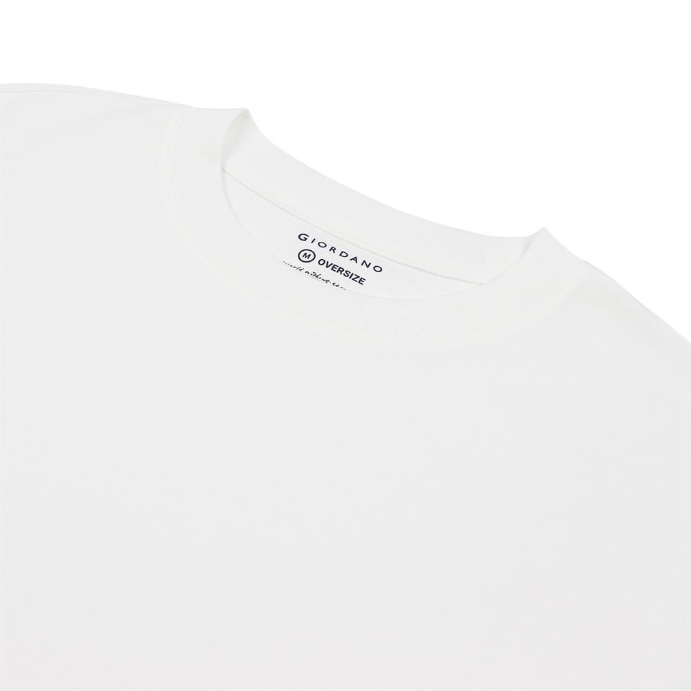 Men's Oversized Jacquard Texture Crew Neck Soronatee - Giordano