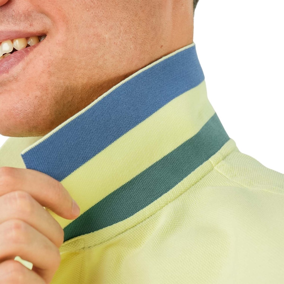 Men's Performance Polo: Classic Piqué, Tipped Collar, Embroidered Detail - Giordano