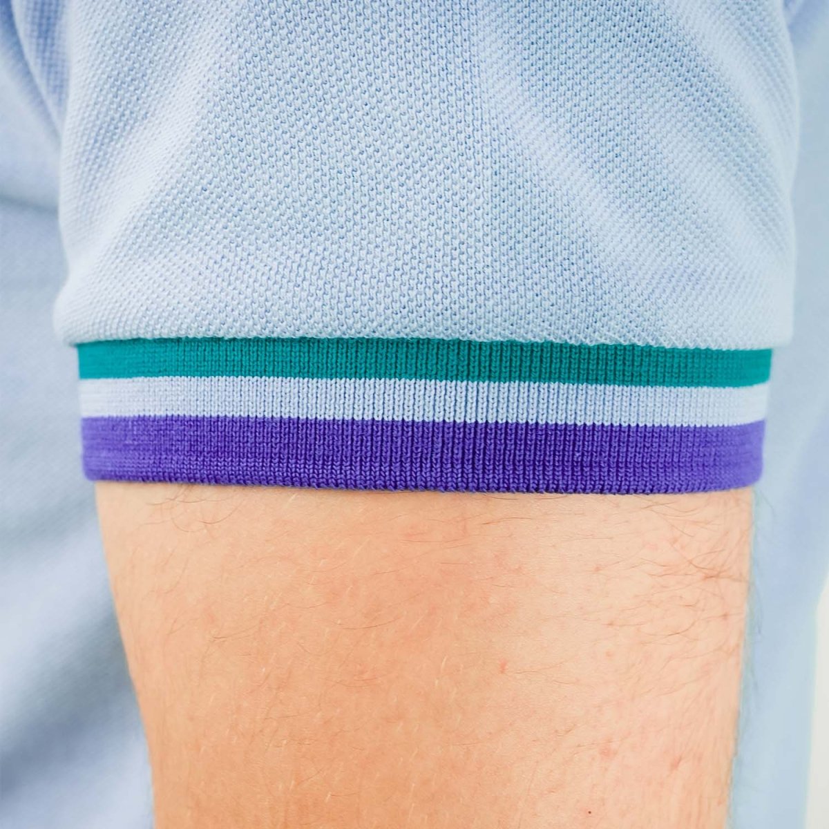 Men's Performance Polo: Classic Piqué, Tipped Collar, Embroidered Detail - Giordano