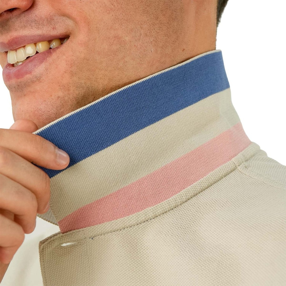 Men's Performance Polo: Classic Piqué, Tipped Collar, Embroidered Detail - Giordano