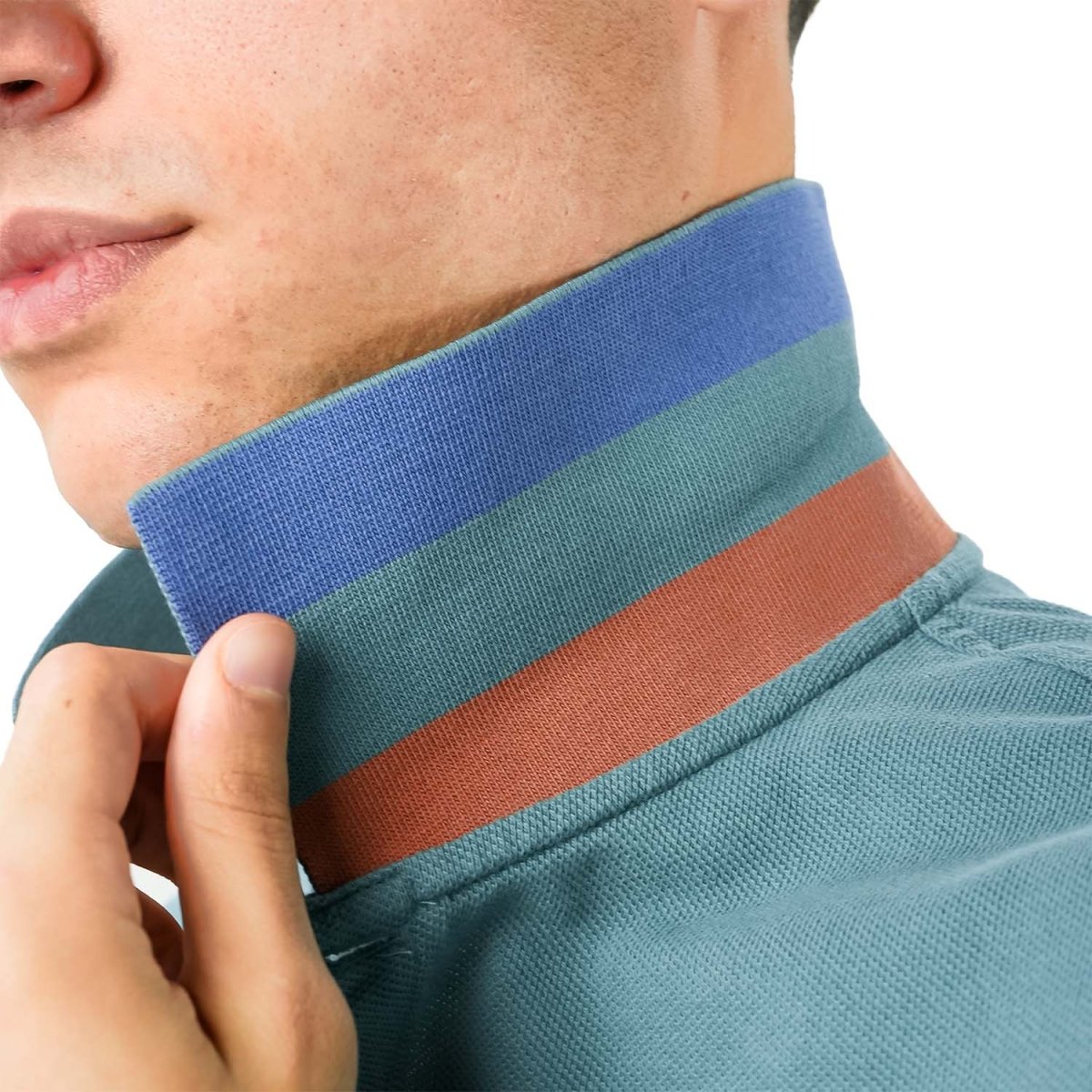 Men's Performance Polo: Classic Piqué, Tipped Collar, Embroidered Detail - Giordano