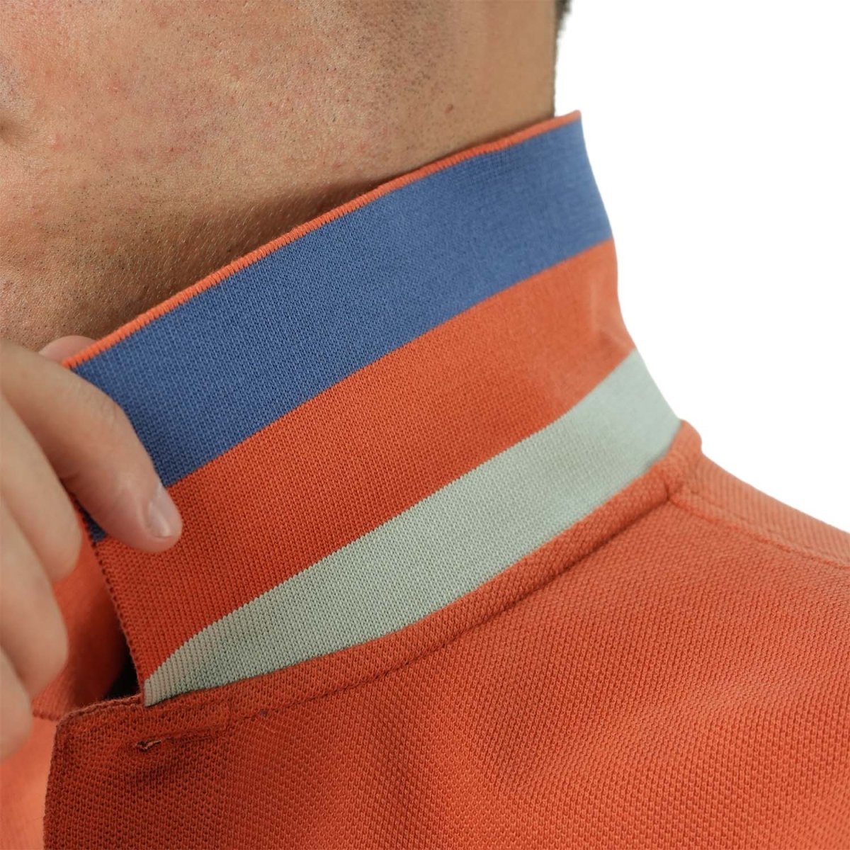 Men's Performance Polo: Classic Piqué, Tipped Collar, Embroidered Detail - Giordano