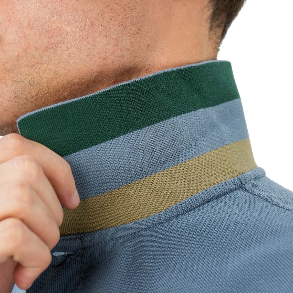 Men's Performance Polo: Classic Piqué, Tipped Collar, Embroidered Detail - Giordano