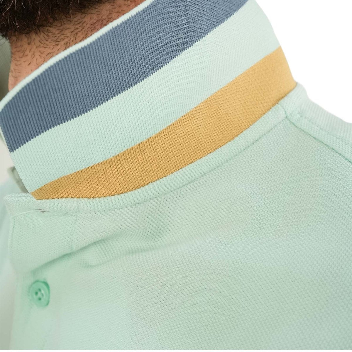 Men's Performance Polo: Classic Piqué, Tipped Collar, Embroidered Detail - Giordano