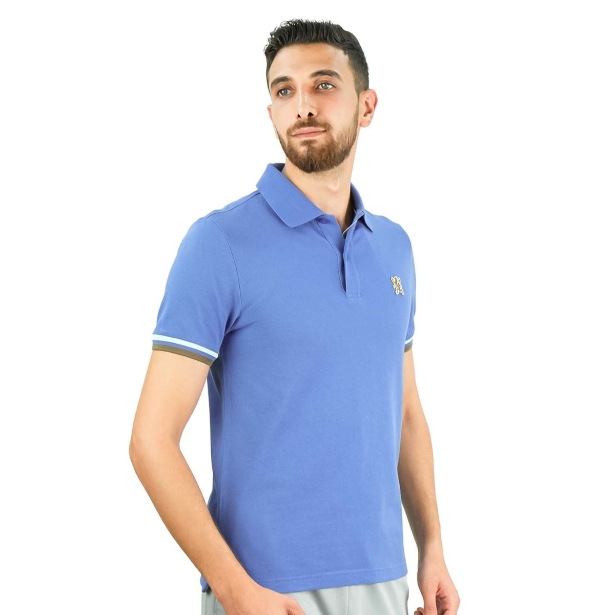 Men's Performance Polo: Classic Piqué, Tipped Collar, Embroidered Detail S - Shop Giordano