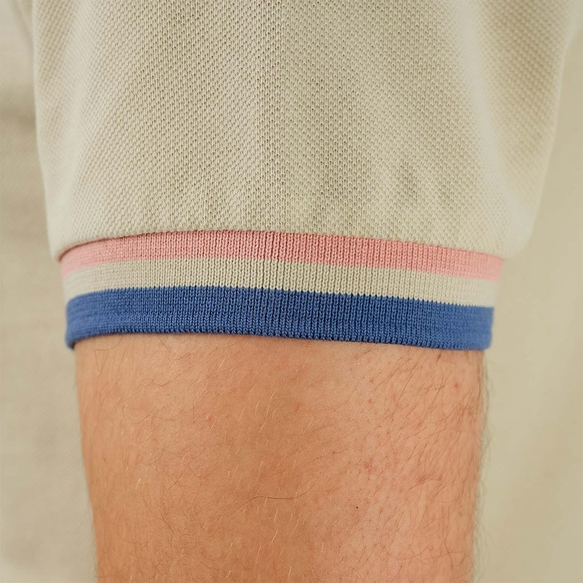 Men's Performance Polo: Classic Piqué, Tipped Collar, Embroidered Detail - Giordano