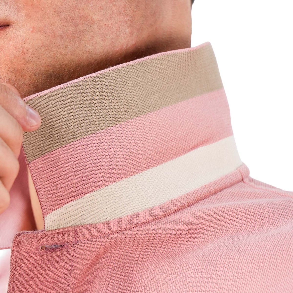 Men's Performance Polo: Classic Piqué, Tipped Collar, Embroidered Detail - Giordano