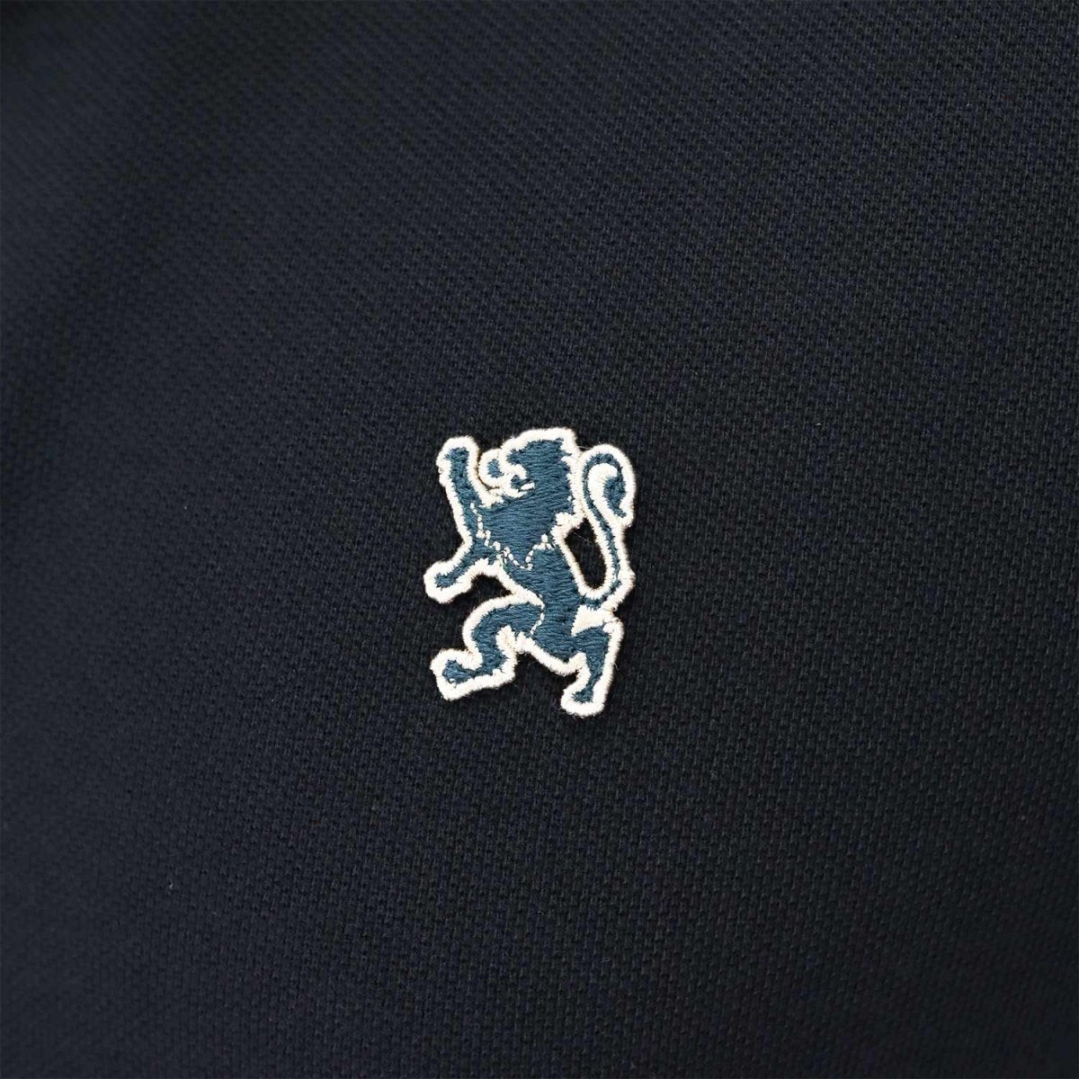 Men's Performance Slim Fit Lion Embroidery Solid Polo - Giordano