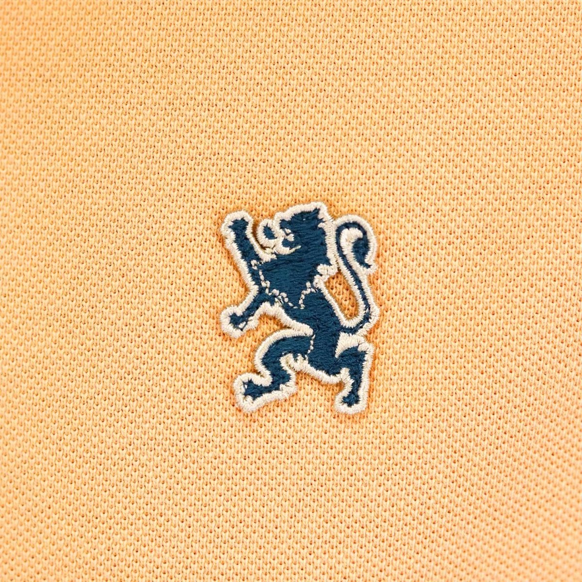 Men's Performance Slim Fit Lion Embroidery Solid Polo - Giordano