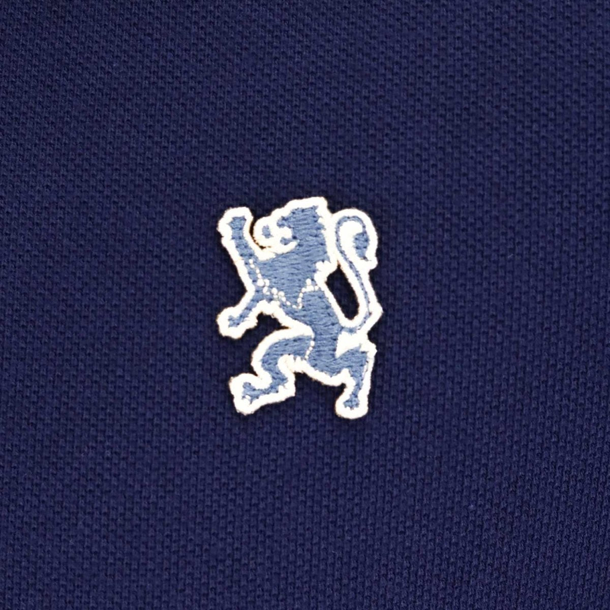 Men's Performance Slim Fit Lion Embroidery Solid Polo - Giordano