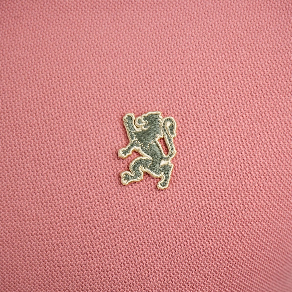 Men's Performance Slim Fit Lion Embroidery Solid Polo S - Shop Giordano