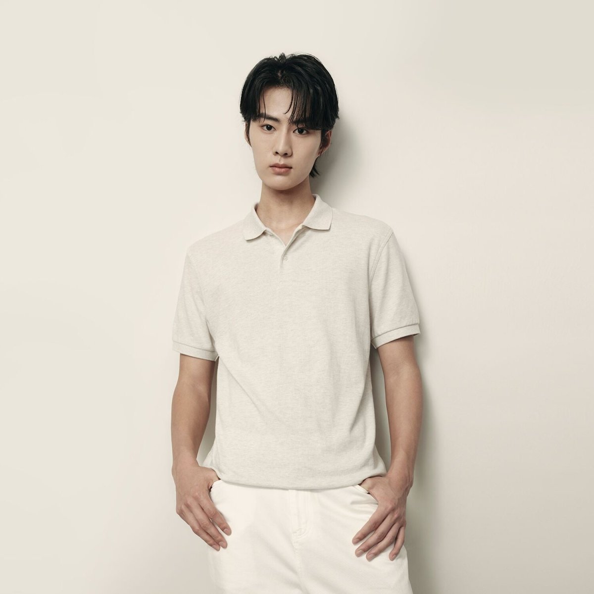 Men's Polo Shirt: Cotton Pique, Short Sleeve | Korea Collection - Giordano
