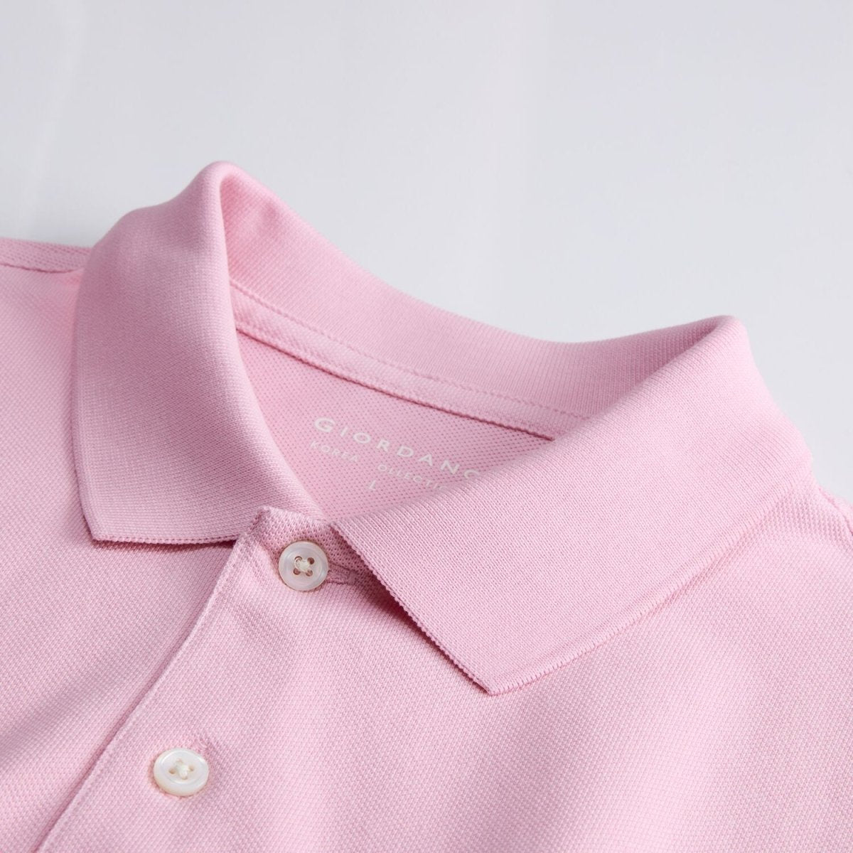 Men's Polo Shirt: Cotton Pique, Short Sleeve | Korea Collection - Giordano