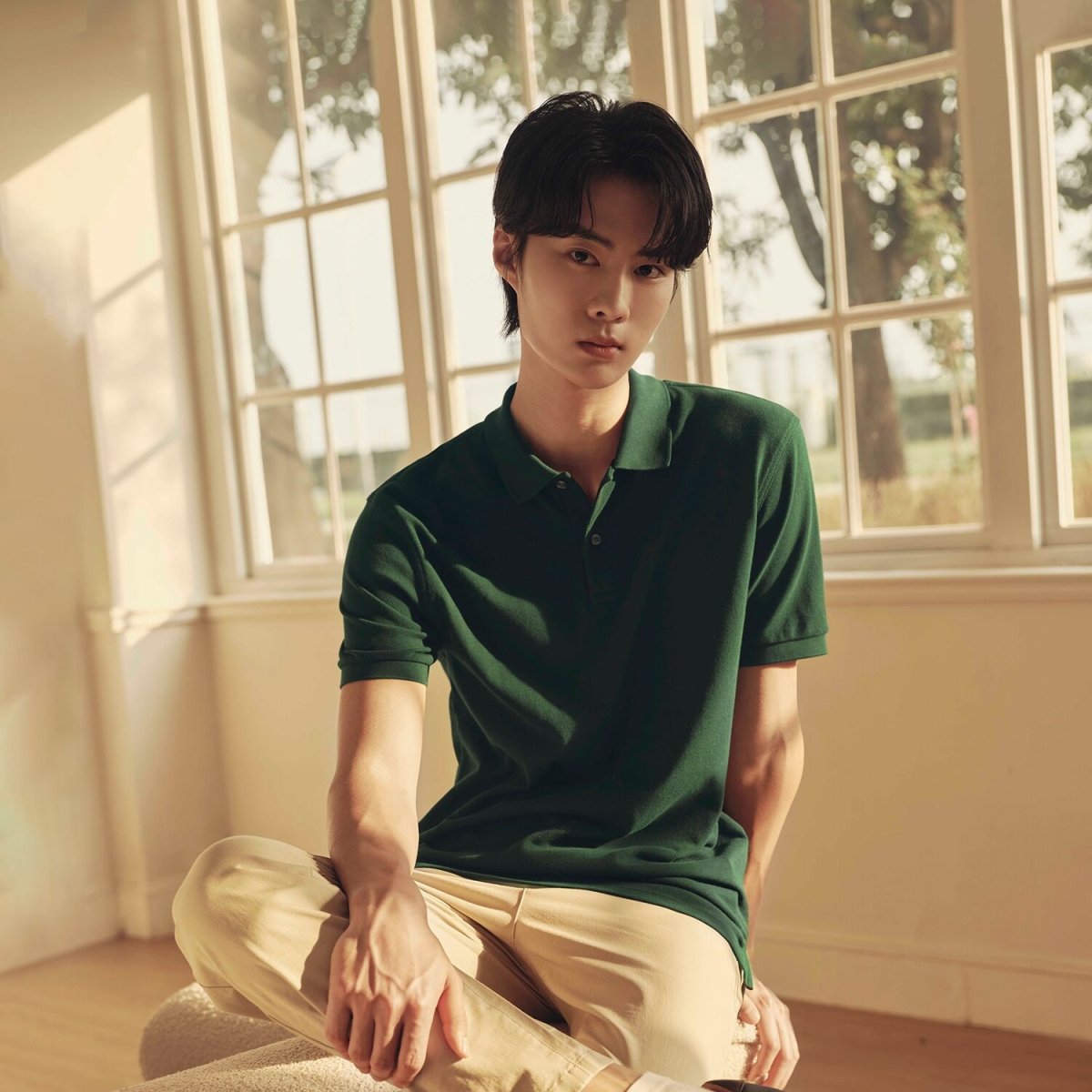 Men's Polo Shirt: Cotton Pique, Short Sleeve | Korea Collection - Giordano