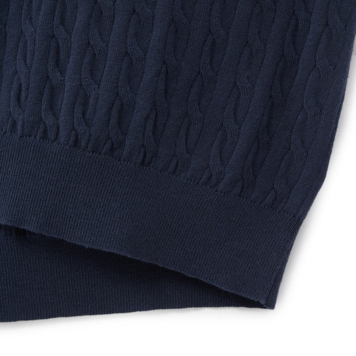 Men’S Regular Fit Cable Knit Polo Sweater - Giordano