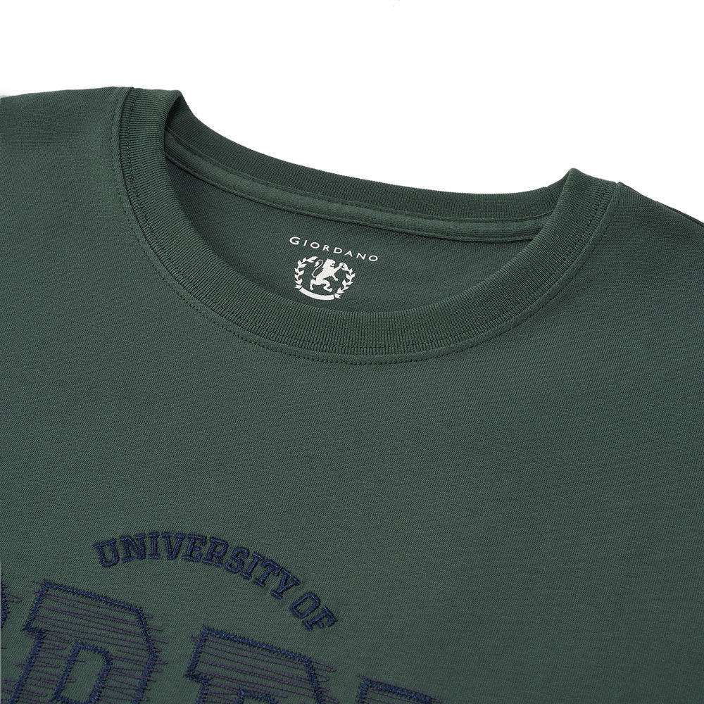 Men’S Relaxed Fit Cotton Jersey Crew Neck Print Tee S - Shop Giordano