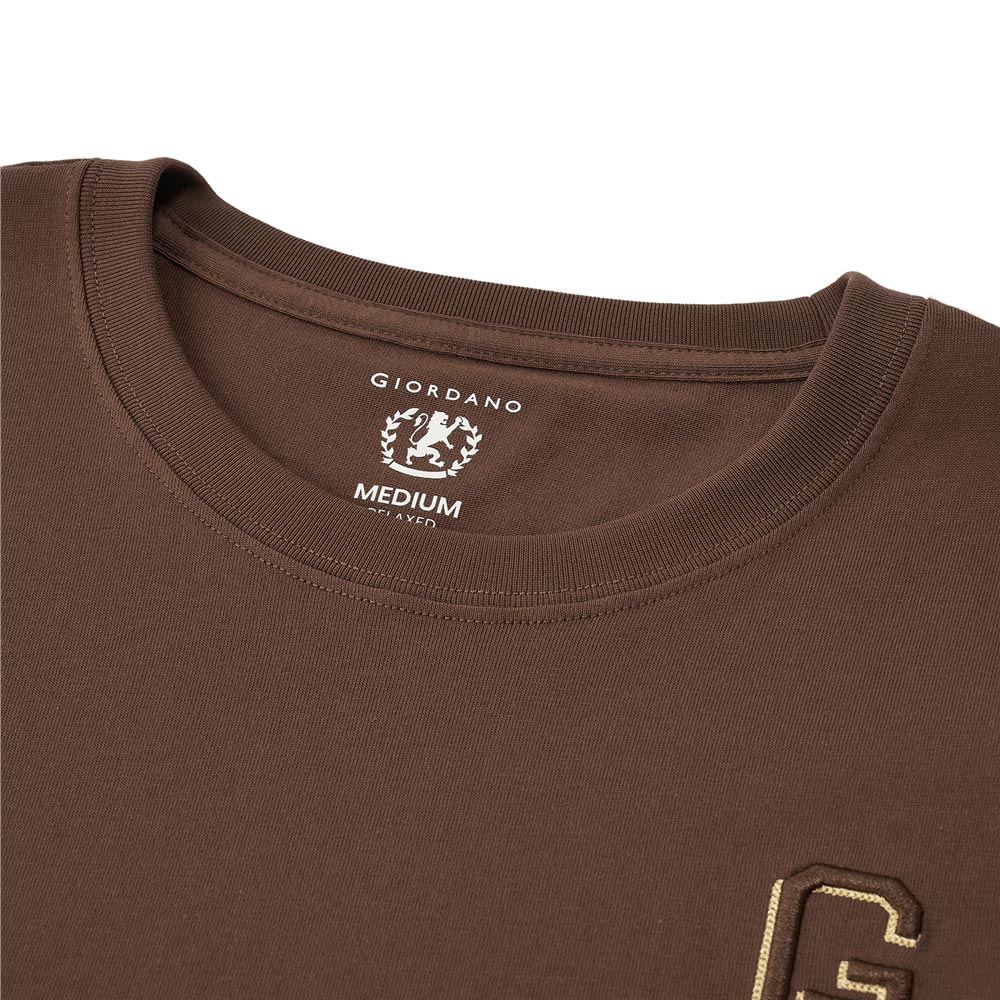 Men’S Relaxed Fit Cotton Jersey Crew Neck Print Tee S - Shop Giordano