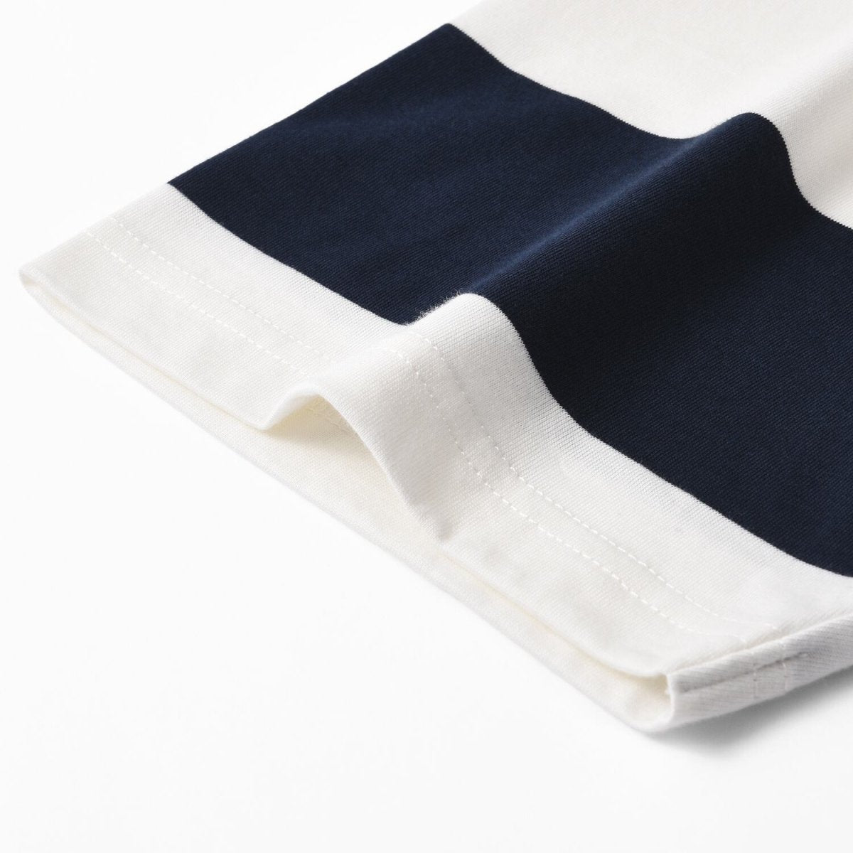 Men's Relaxed Fit Cotton Jersey Crew Neck Stripe Tee - Giordano