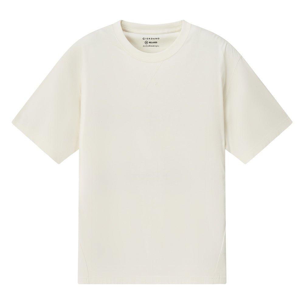 Men’S Relaxed Fit Cotton Jersey Crew Neck Tee - Giordano