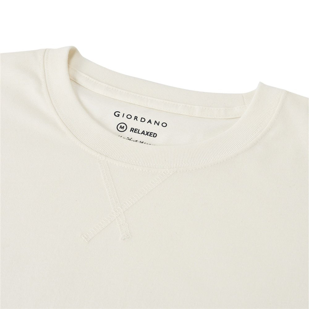 Men’S Relaxed Fit Cotton Jersey Crew Neck Tee - Giordano