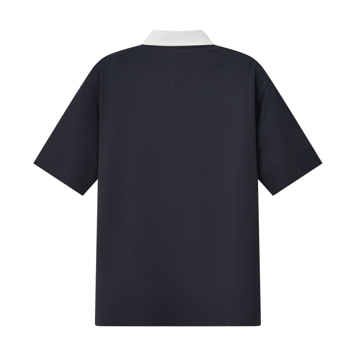 Men’S Relaxed Fit Cotton - Lycra Piqué Polo With Woven Collar S - Shop Giordano