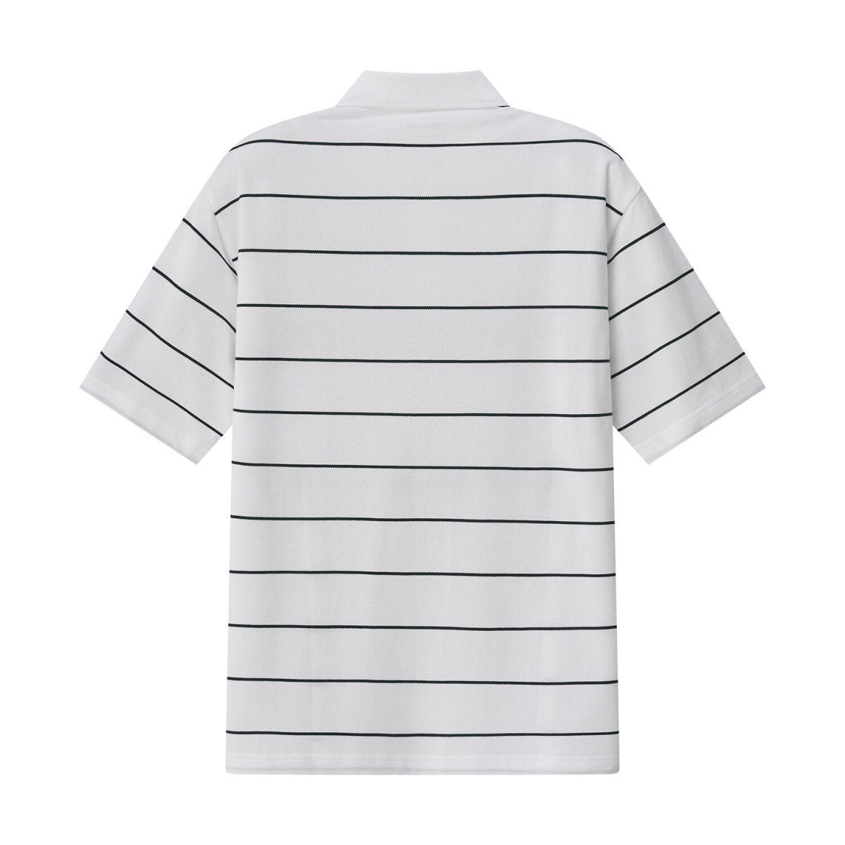 Men's Relaxed Fit Cotton Piqué Polo With Auto Stripe S - Shop Giordano