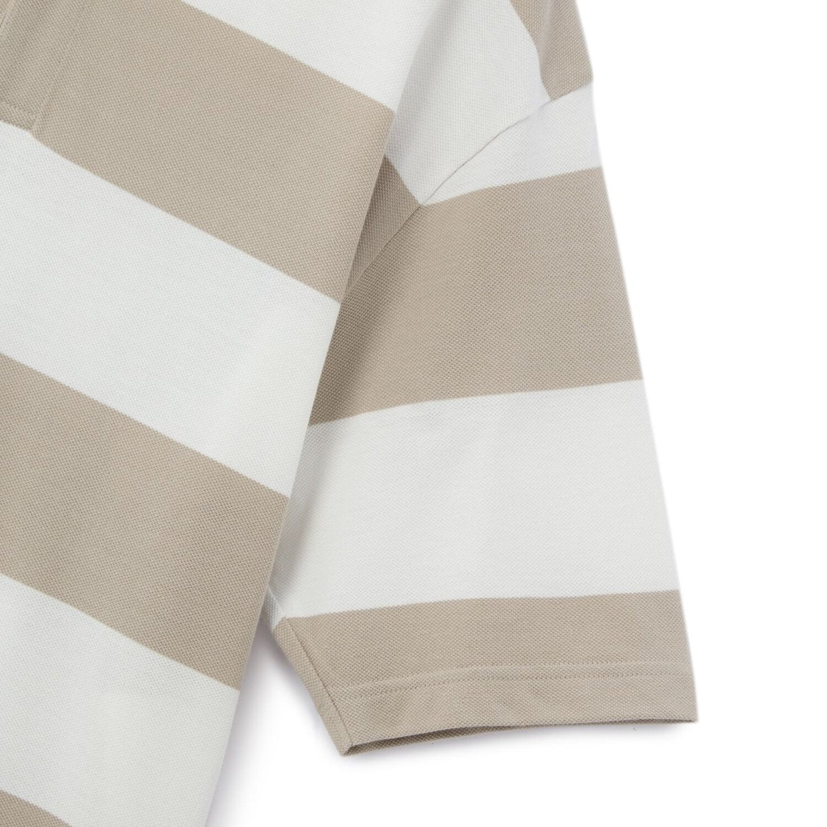 Men's Relaxed Fit Cotton Piqué Polo With Auto Stripe S - Shop Giordano