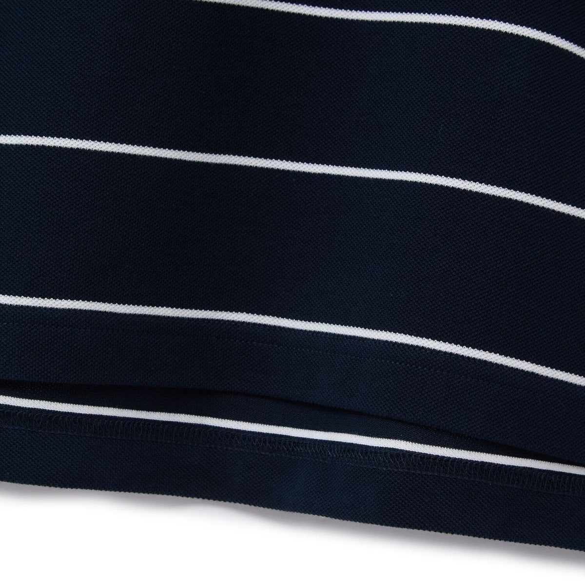 Men's Relaxed Fit Cotton Piqué Polo With Auto Stripe - Giordano